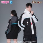 ボーカロイド 初音ミク ネオン・エレクトロニック・ミュージック・プロジェクト 萌ゆミク商品 ブラック 機能性フード付きジャケット